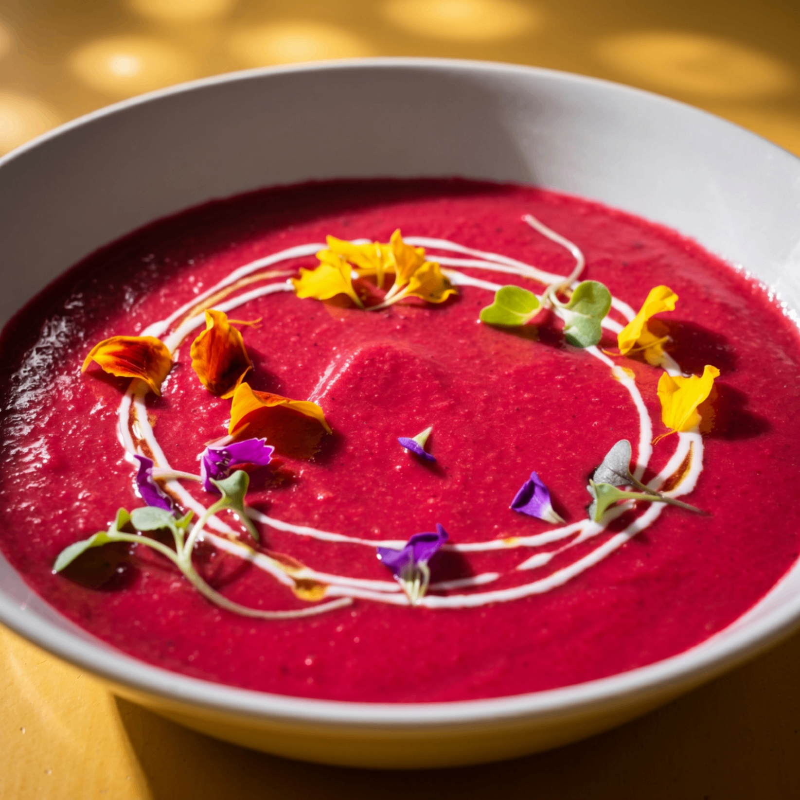 Salmorejo de remolacha