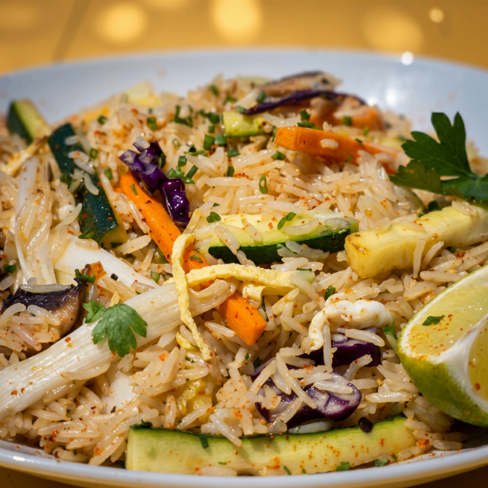 Arroz frito thai